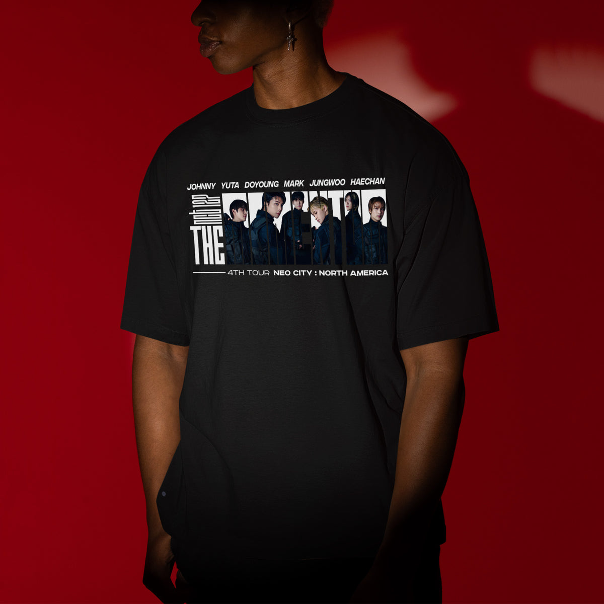 NCT 127 4th Tour Inspired T-Shirt - Men view, Y2K kpop concert tee