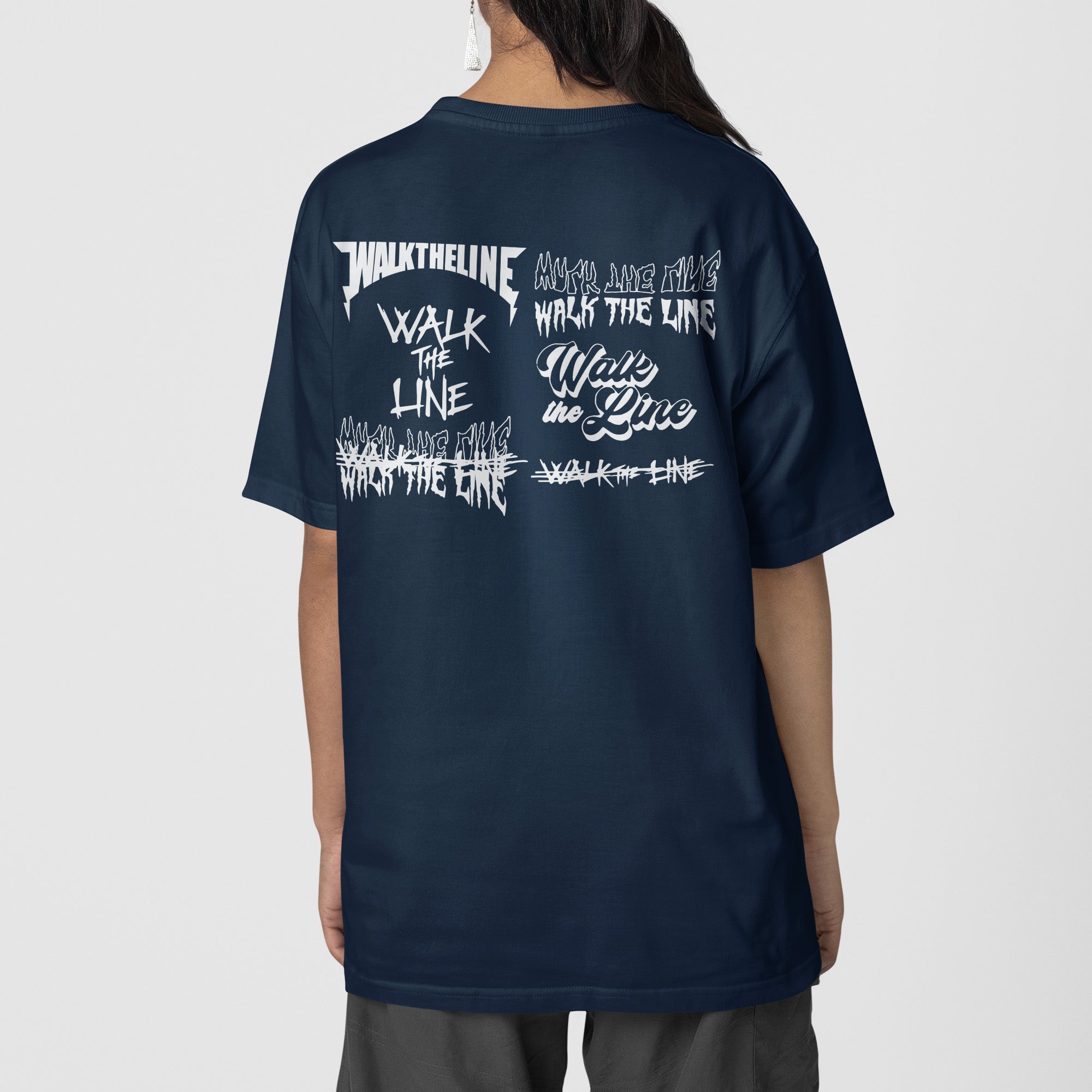 ENHYPEN Walk The Line World Tour T-Shirt - Back view, Y2K kpop concert tee