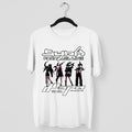 AESPA Graphic Synk Tour 2025 T-Shirt - Main view, Y2K kpop concert tee