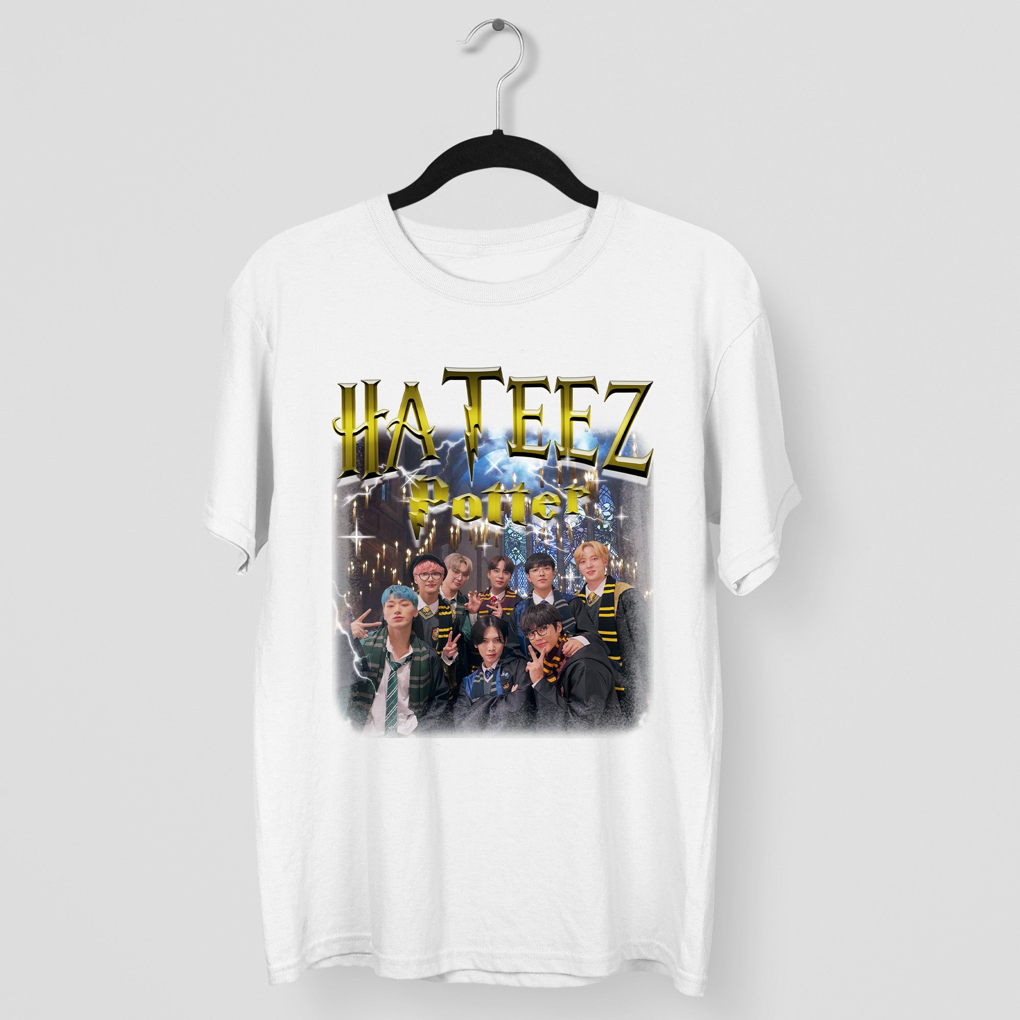 ATEEZ Hateez Potter T-Shirt - Main view, Y2K kpop concert tee