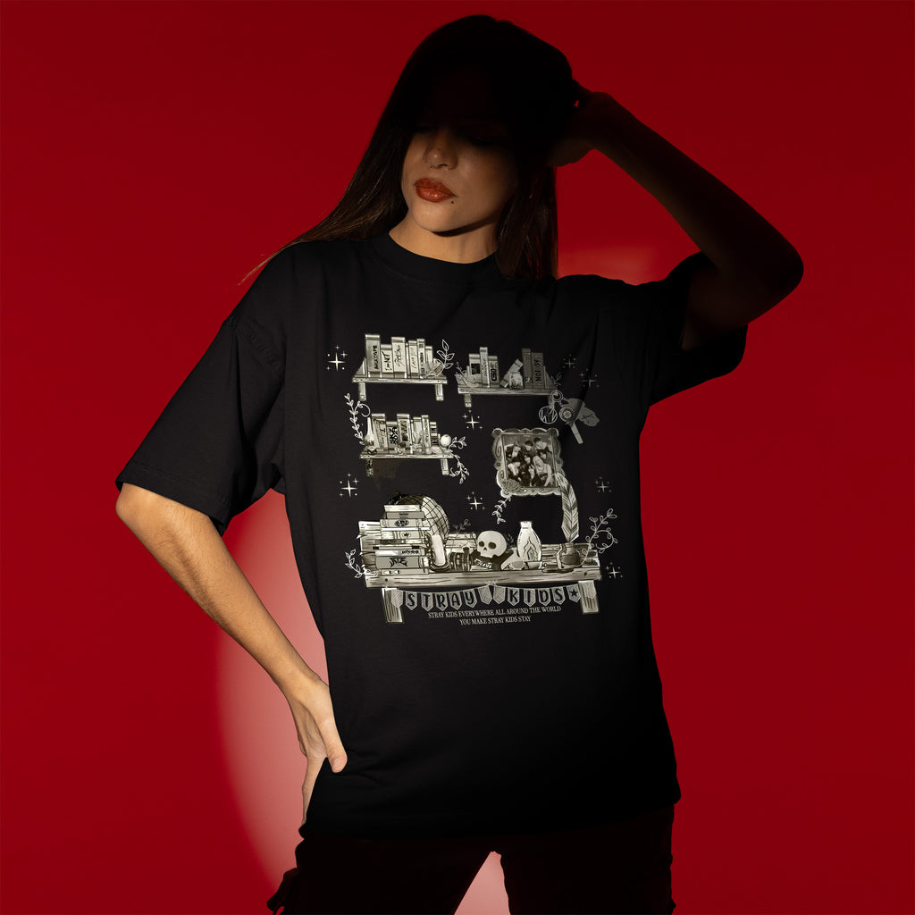 Stray Kids Everywhere T-Shirt - Women view, Y2K kpop concert tee
