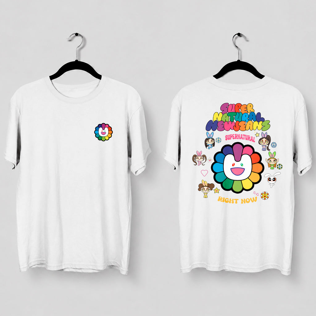 NewJeans Super Natural T-Shirt - Main view, Y2K kpop concert tee