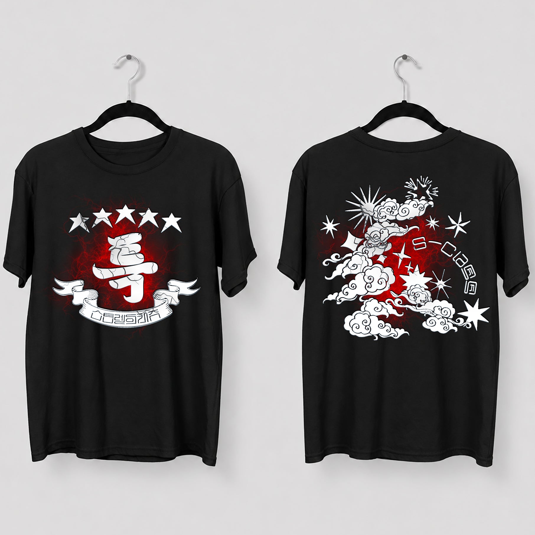 Stray Kids 5 Stars T-Shirt - Main view, Y2K kpop concert tee
