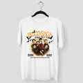 ENHYPEN Blood Saga Gold Poster Tour T-Shirt - Main view, Y2K kpop concert tee
