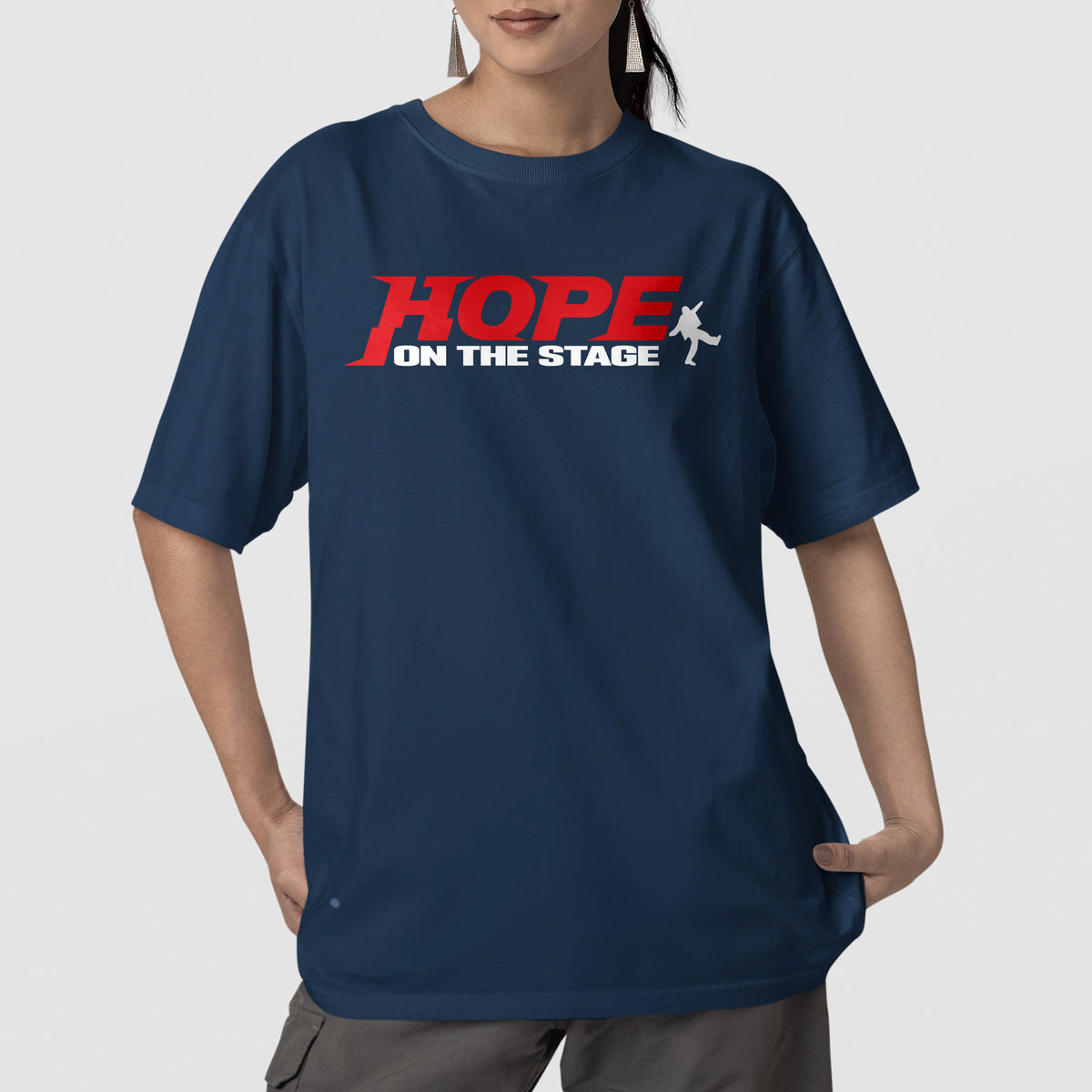 BTS J-Hope [HOPE ON THE STAGE] Tour Solo T-Shirt - Front view, Y2K kpop concert tee