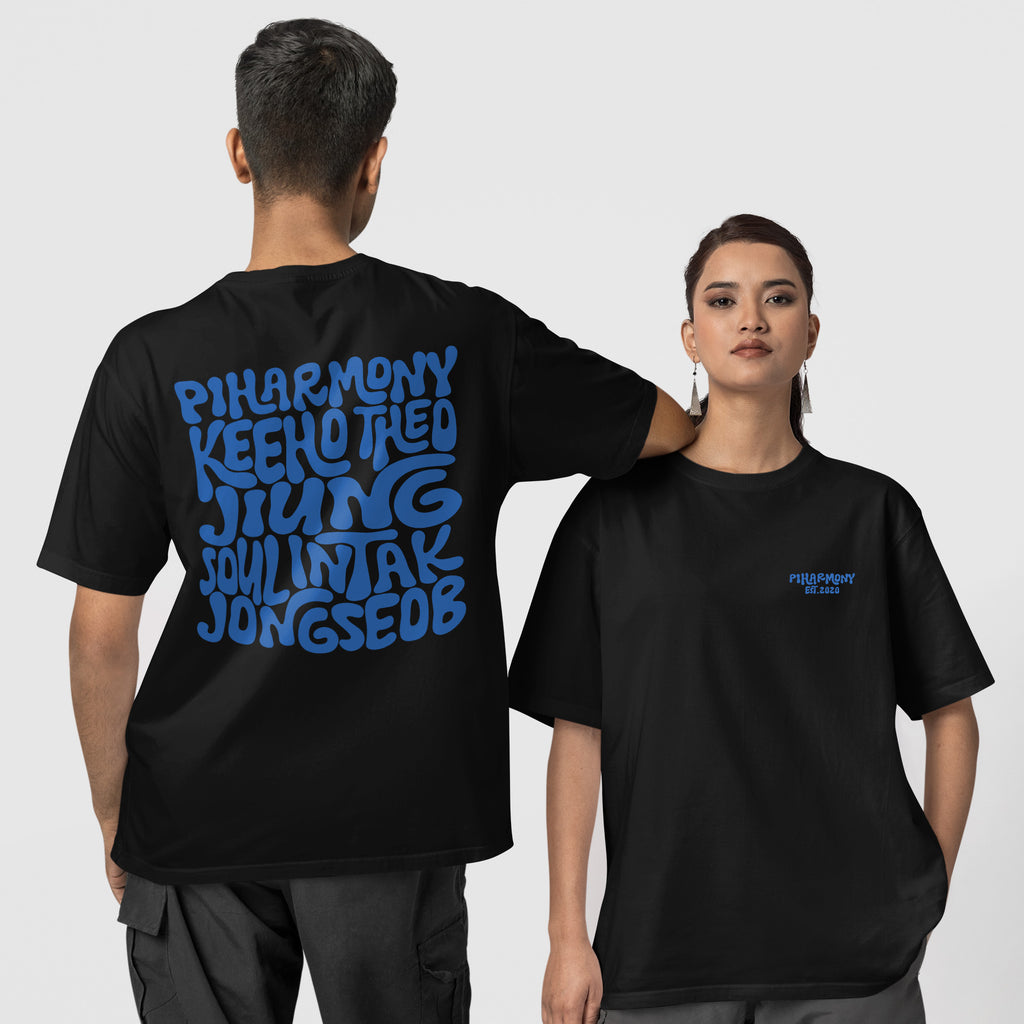 P1Harmony Est 2020 T-Shirt - Couple 1 view, Y2K kpop concert tee