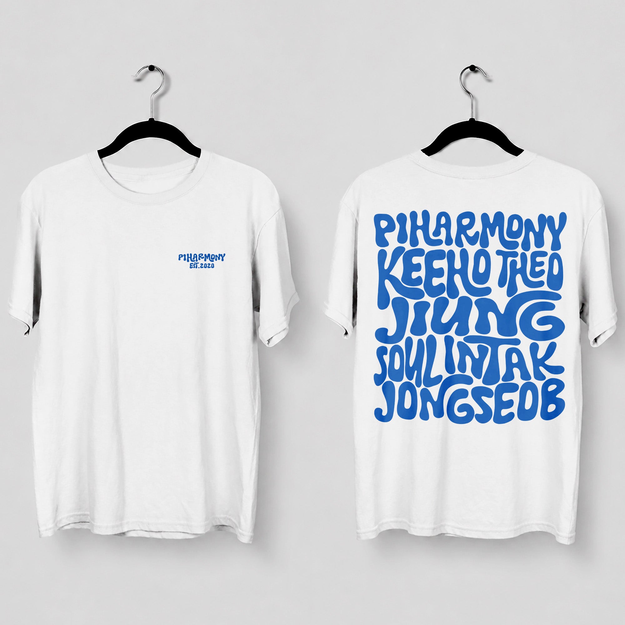 P1Harmony Est 2020 T-Shirt - Main view, Y2K kpop concert tee