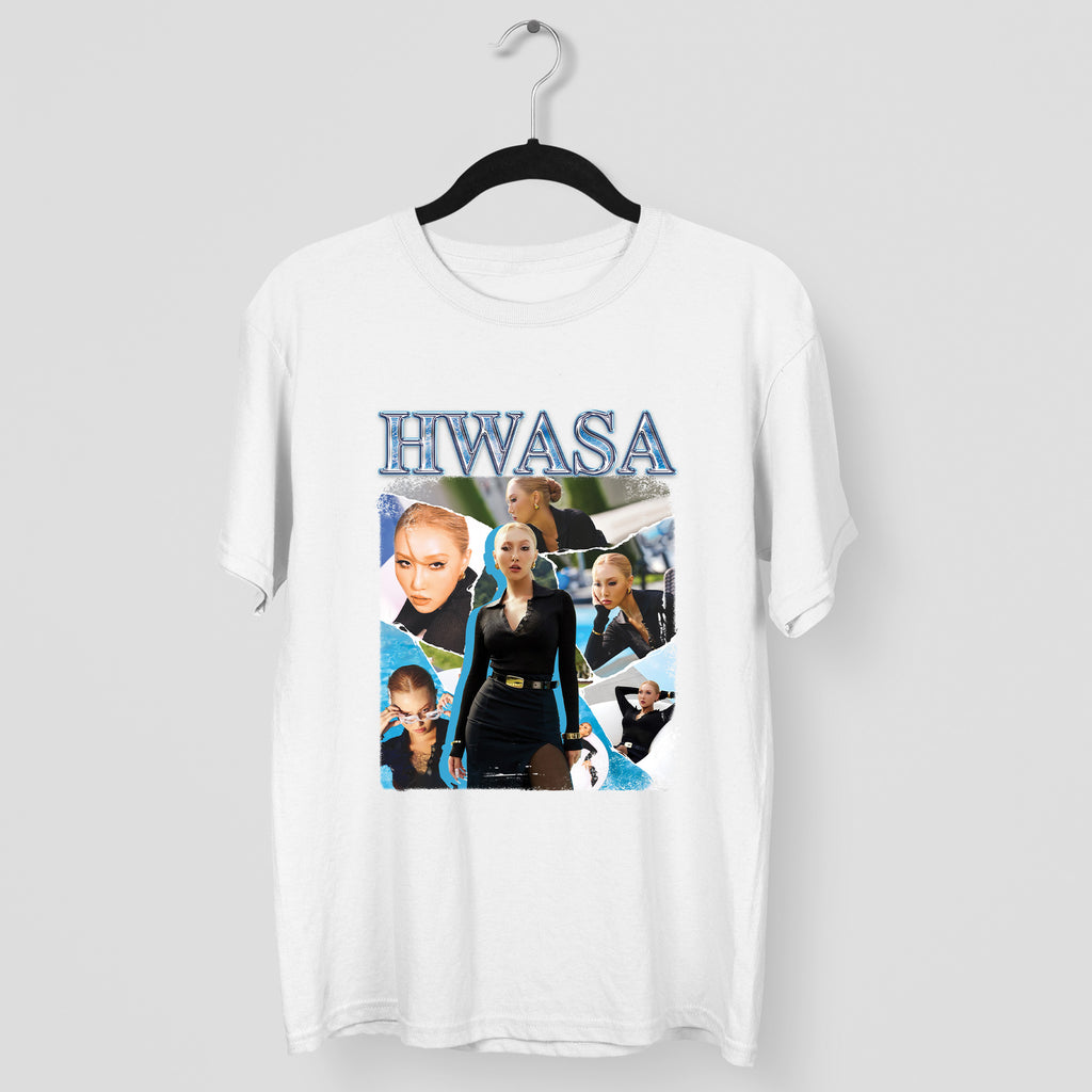Hwasa Retro Classic T-Shirt - Main view, Y2K kpop concert tee