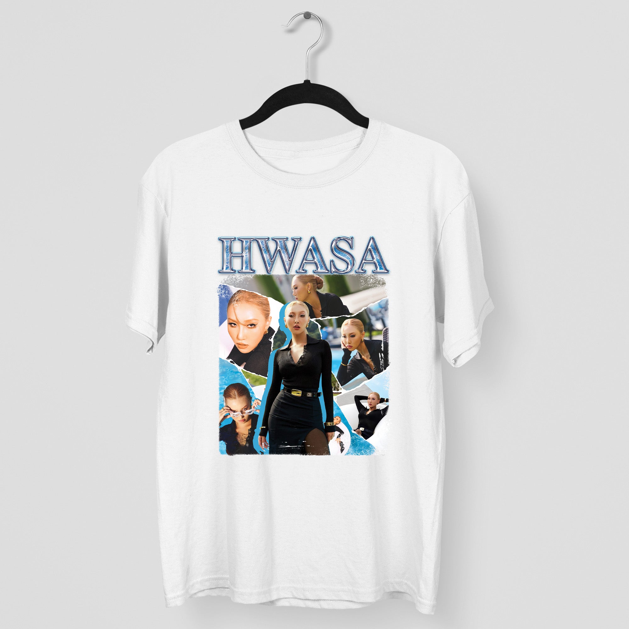 Hwasa Retro Classic T-Shirt - Main view, Y2K kpop concert tee