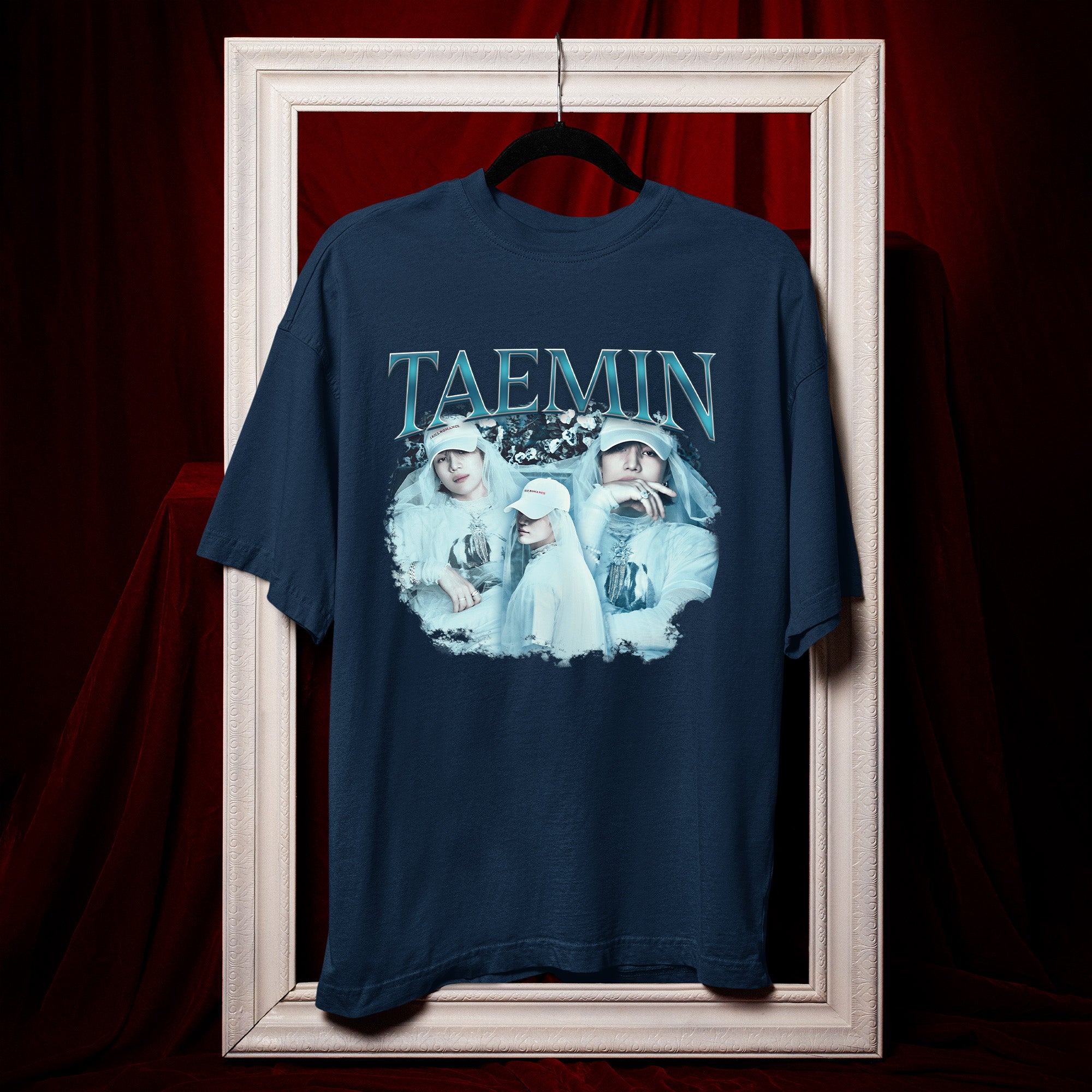 Taemin Kpop Bias T-Shirt - Hang view, Y2K kpop concert tee