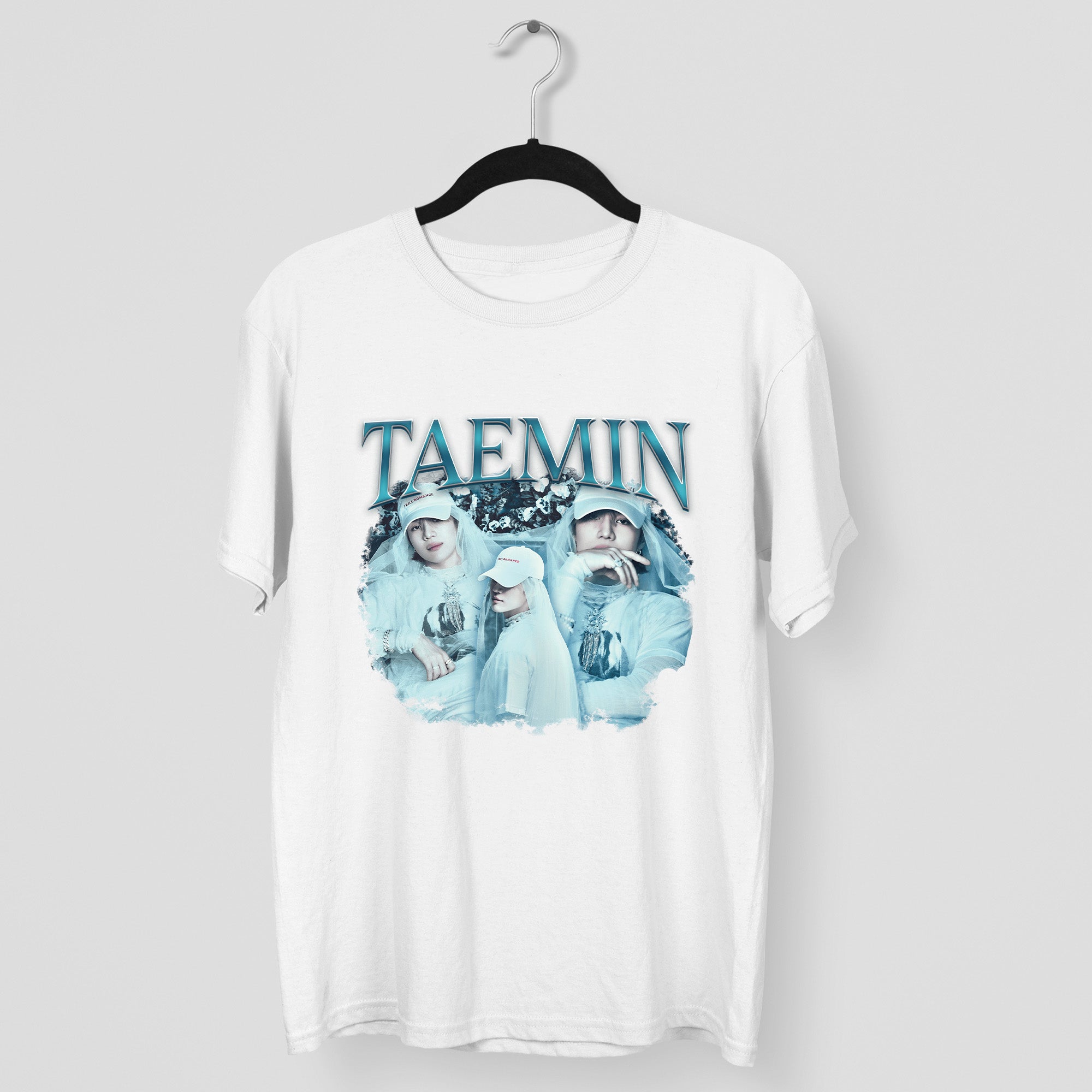 Taemin Kpop Bias T-Shirt - Main view, Y2K kpop concert tee