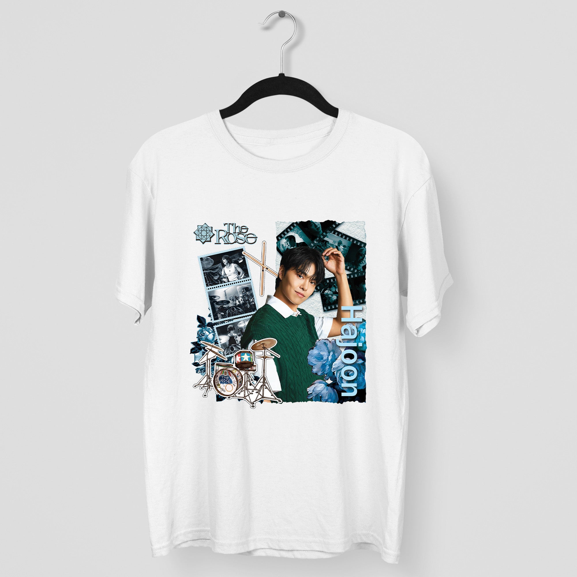 The Rose Hajoon T-Shirt - Main view, Y2K kpop concert tee