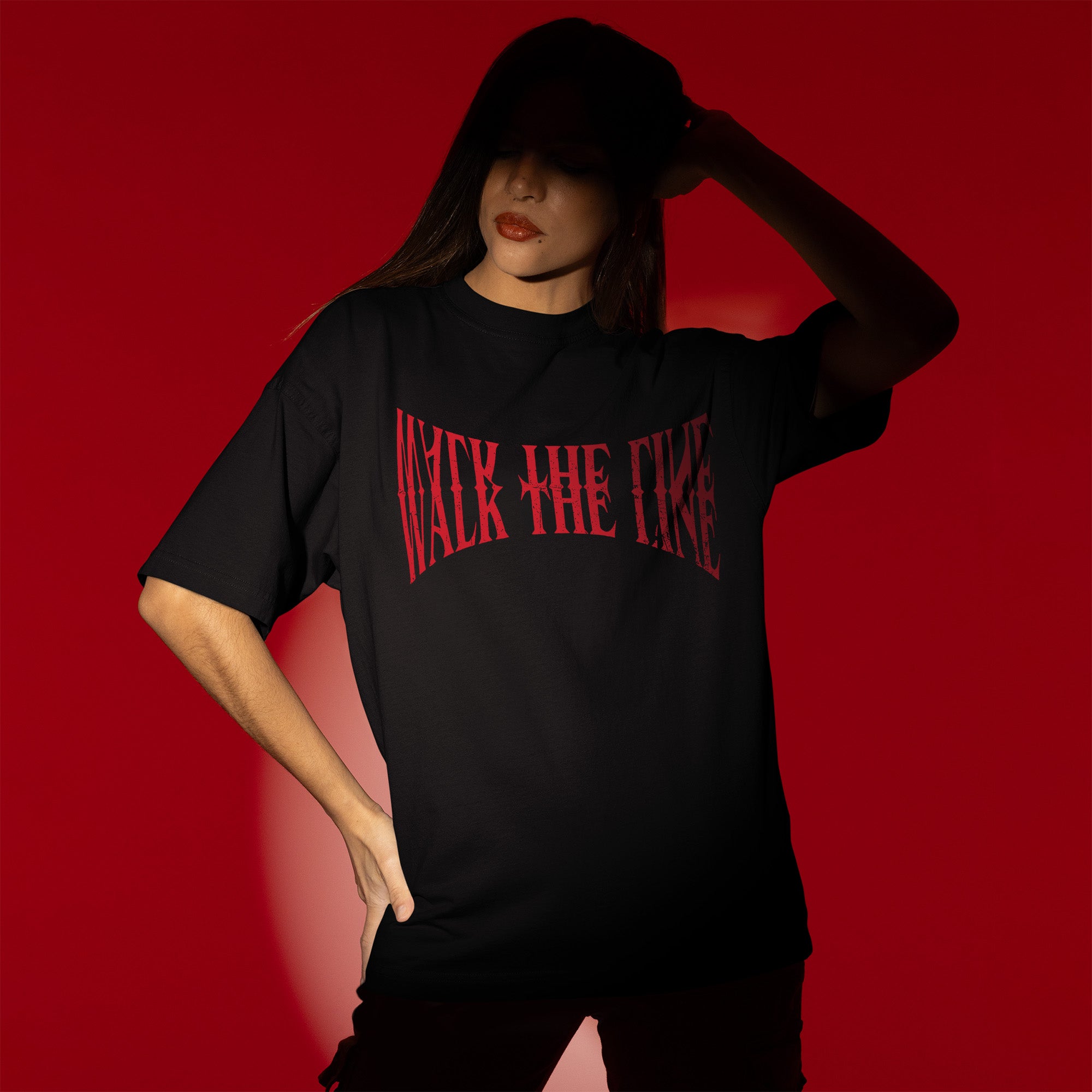 ENHYPEN Walk The Line EN- T-Shirt - Women view, Y2K kpop concert tee