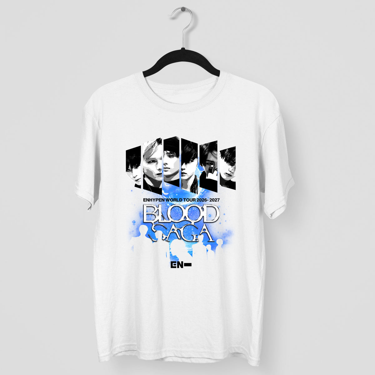 ENHYPEN Blood Saga Photo Strip T-Shirt - Main view, Y2K kpop concert tee
