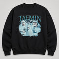 Taemin Graphic Unisex Sweatshirt - Main view, Y2K kpop concert sweatshirt