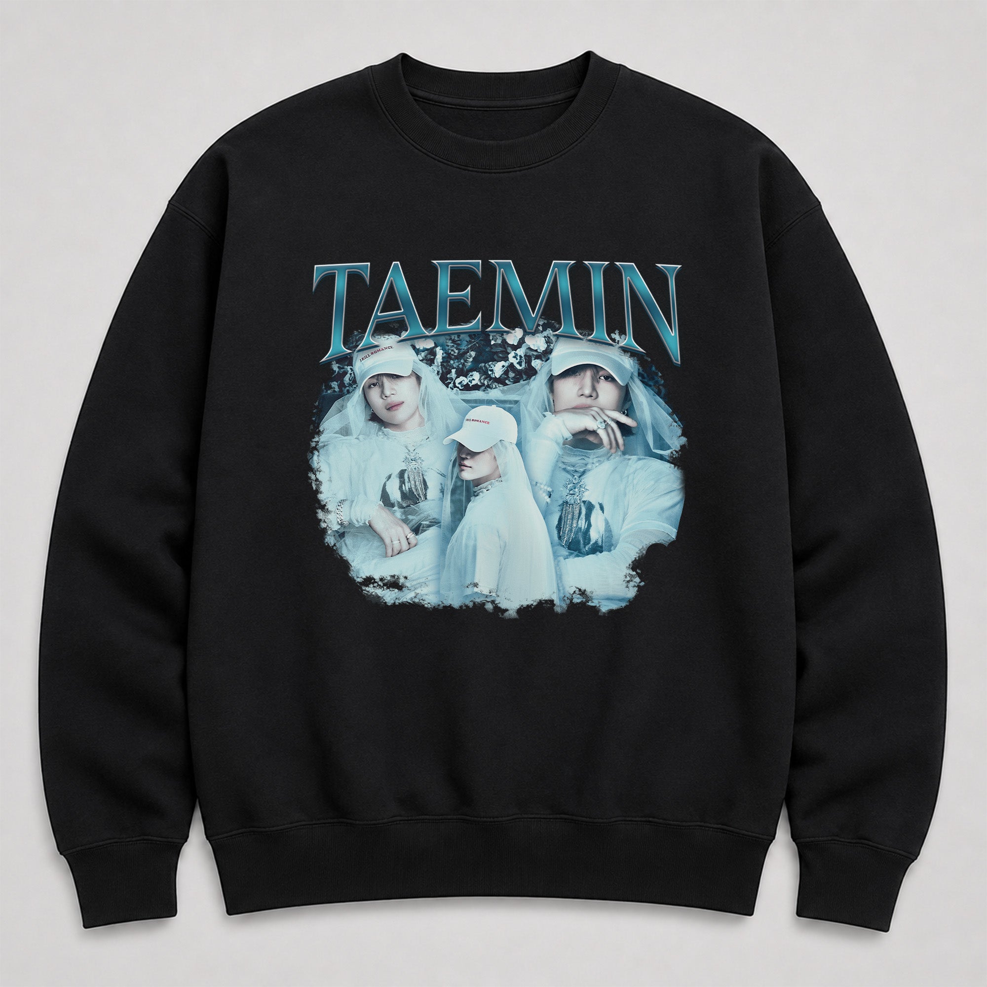 Taemin Graphic Unisex Sweatshirt - Main view, Y2K kpop concert sweatshirt