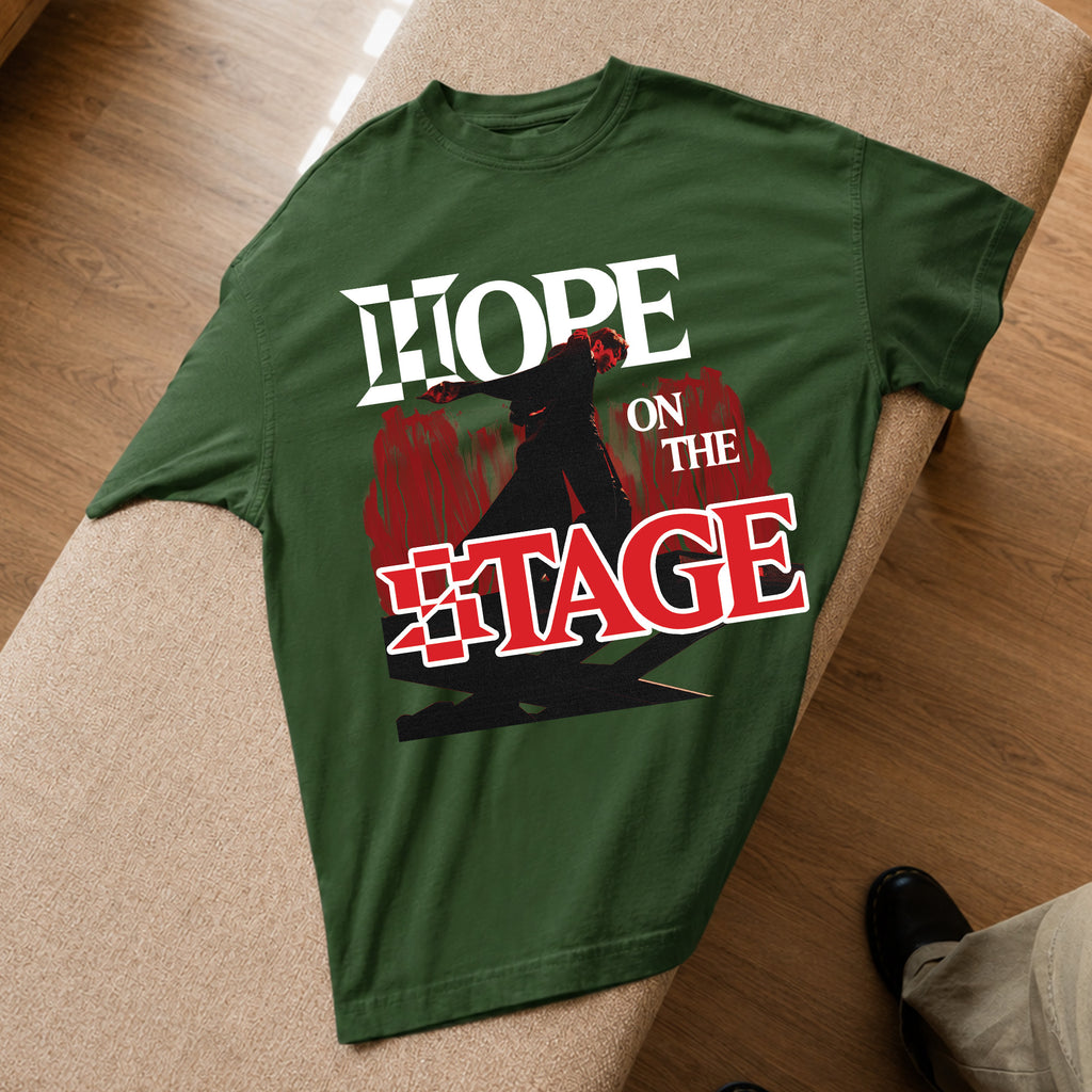BTS J-Hope Hope On The Stage Fan Made T-Shirt - Spread view, Y2K kpop concert tee