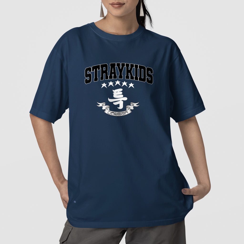 Stray Kids 5-STAR The 3rd Album T-Shirt - Front view, Y2K kpop concert tee