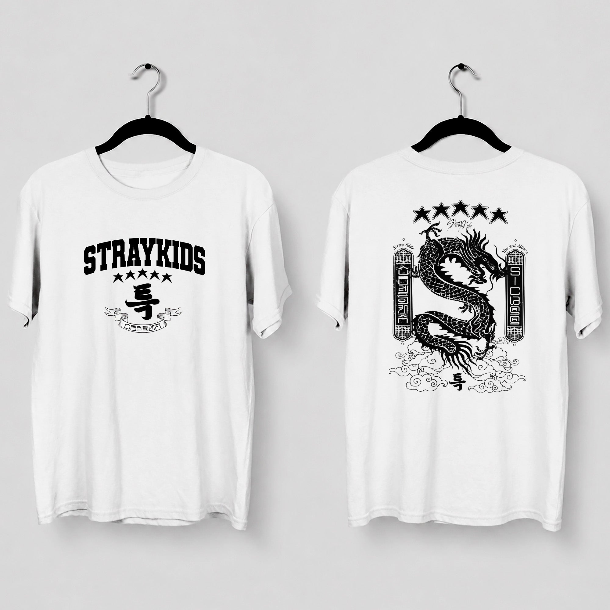 Stray Kids 5-STAR The 3rd Album T-Shirt - Main view, Y2K kpop concert tee