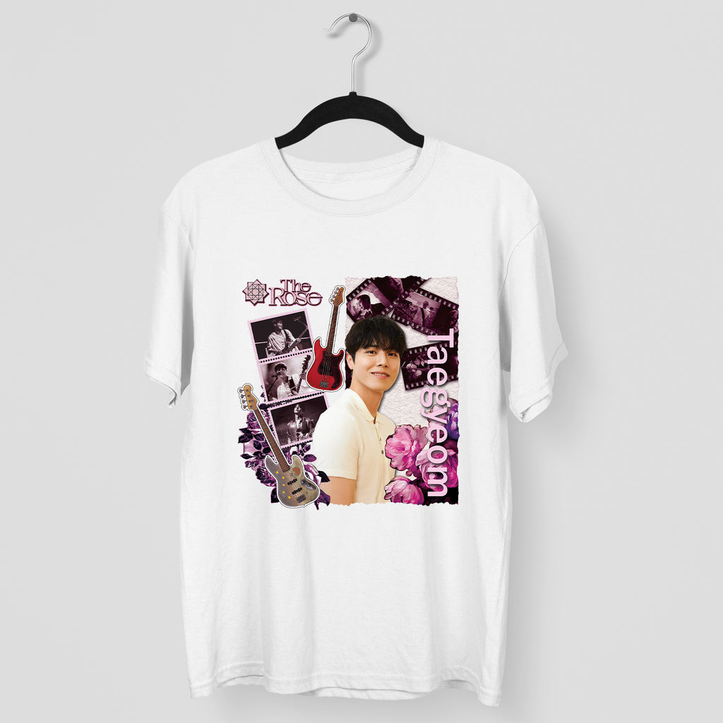 The Rose Taegyeom T-Shirt - Main view, Y2K kpop concert tee